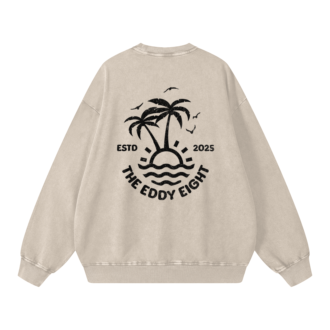 Snow Washed Oversized Sweatshirt
