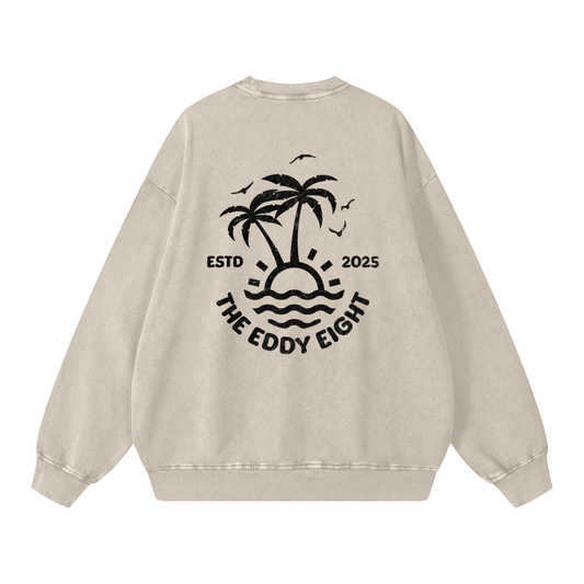 Snow Washed Oversized Sweatshirt